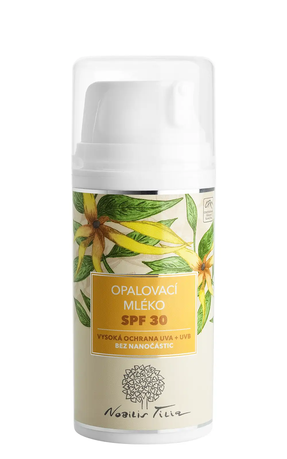 Opalovací mléko SPF 30, 100 ml,  Nobilis Tilia