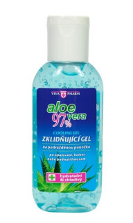 Zklidňující gel s Aloe vera 97% cestovní balení VIVAPHARM 50 ml