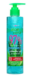 Zklidňující gel s Aloe vera 97% 250 ml VIVAPHARM